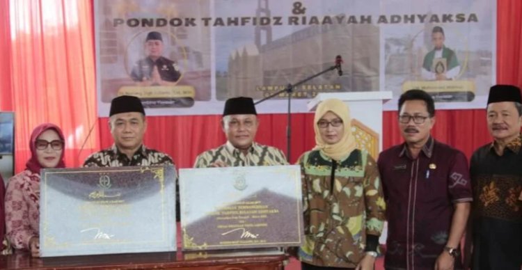 Bupati Lampung Selatan Resmikan Masjid dan Pondok Tahfiz Ri’aayah Adhyaksa, Natar.