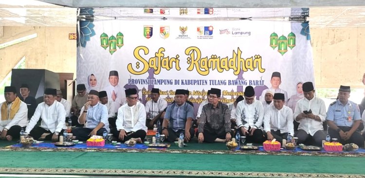 Rektor Hadiri Safari Ramadhan Pemprov di Tubaba