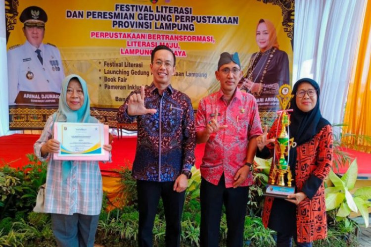 Festival Literasi Se-Lampung, Dispusip Tubaba Raih Juara 1 Stand Pameran Inklusi Sosial