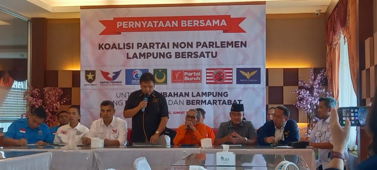 Koalisi Partai Non Parlemen Lampung Bersatu Siap Untuk Ikut Kontestasi Pilkada 2024 