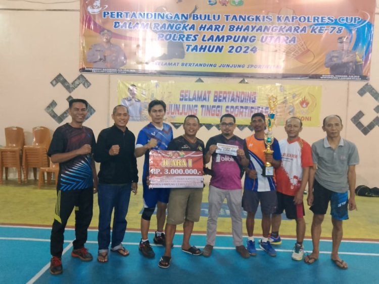 PB Nusantara Kota Bumi Raih Juara 1 Kapolres CUP 