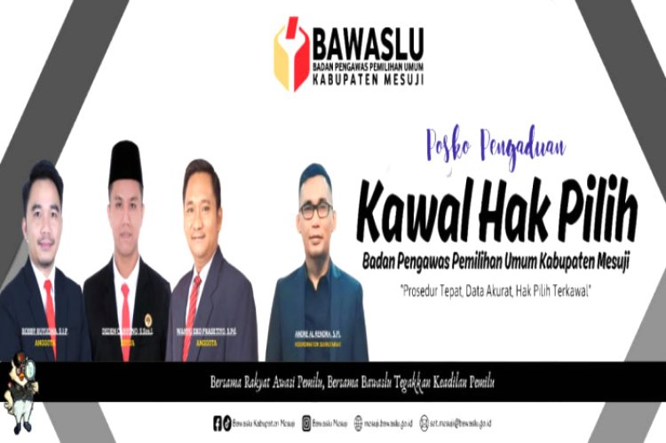 Bawaslu Mesuji Dirikan Posko Pengaduan Hak Pilih