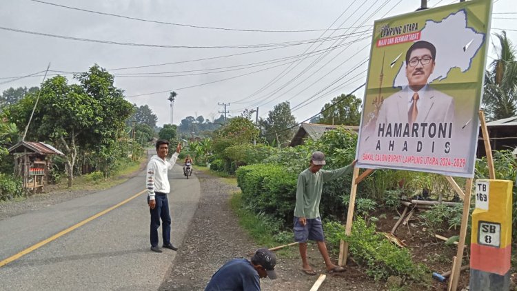 Relawan SEHATI Tebar Ribuan Poster Bergambar Hamartoni Ahadis