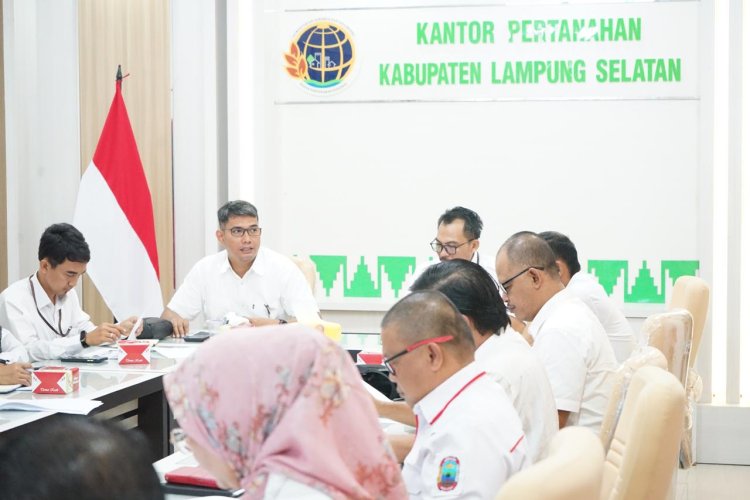 Kantor Pertanahan Lamsel Matangkan Program Konsolidasi Tanah