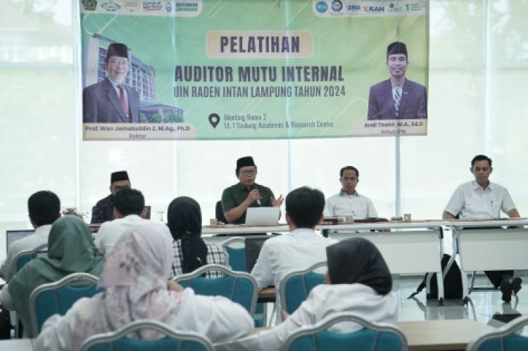 Pastikan Kualitas Layanan, UIN RIL Latih 25 Calon Auditor Mutu Internal