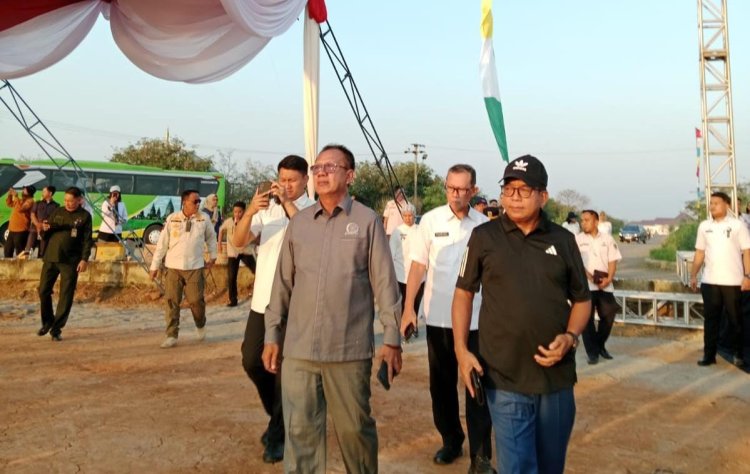 Pj Gubernur Bersama Ketua DPRD Provinsi Lampung Tinjau Lokasi Kota Baru