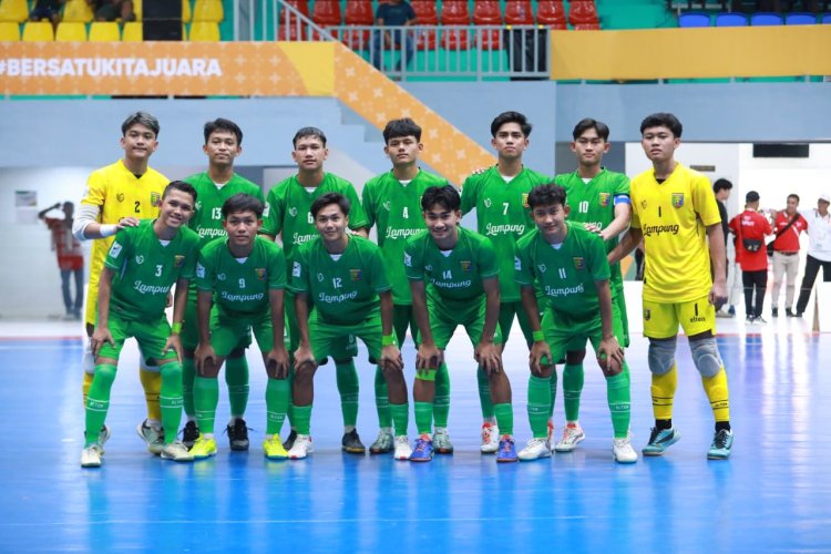 Diluar Dugaan Tim Futsal Lampung Gagal ke Semifinal di PON XXI