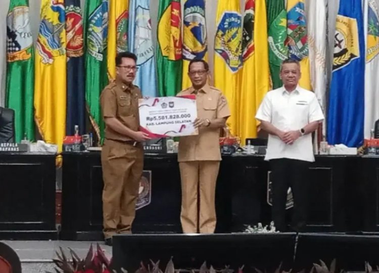 Pemkab Lampung Selatan Terima Insentif Fiskal Rp5,5 Miliar Dari Kemenkeu RI