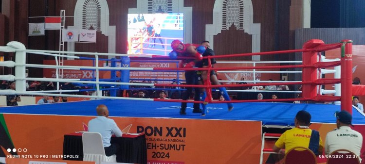 Kalah Knock Out Atlet Muaythai Lampung Gagal Melaju