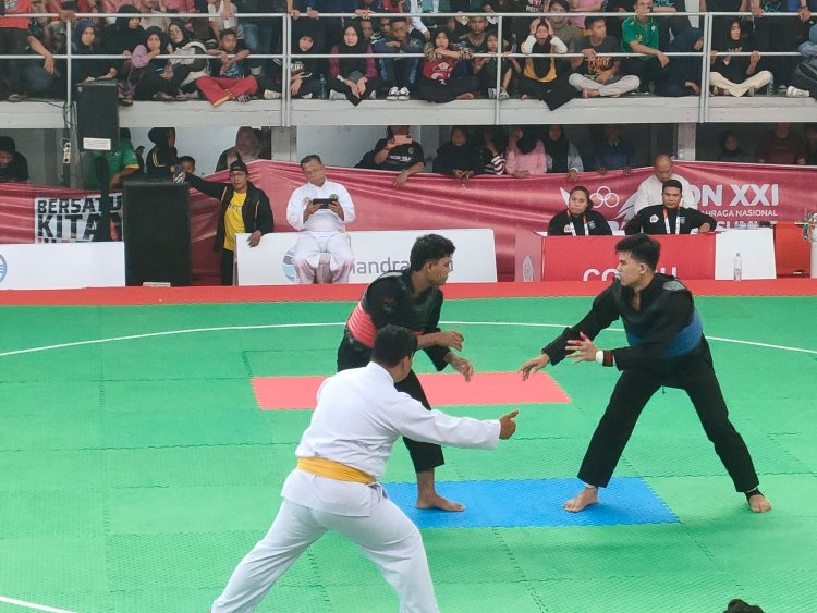 PON XXI Aceh Sumut : Lampung Tambah Satu Emas Dari  Cabang Pencak Silat