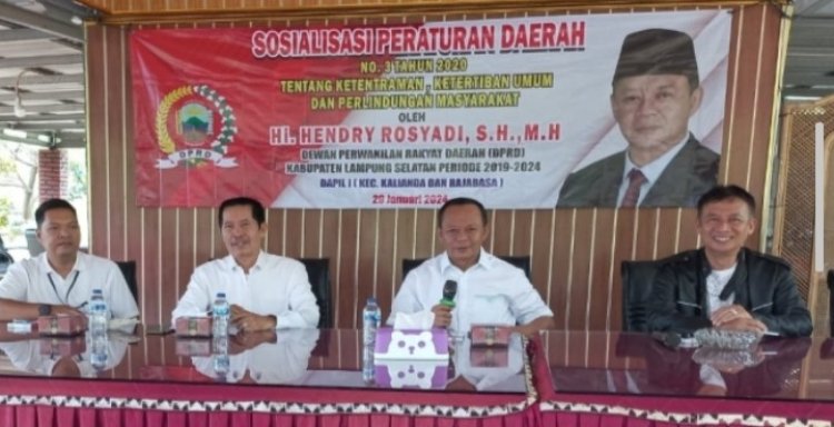 Jelang Pemilu 2024, Ketua DPRD Lamsel Minta Masyarakat Jaga Ketentraman