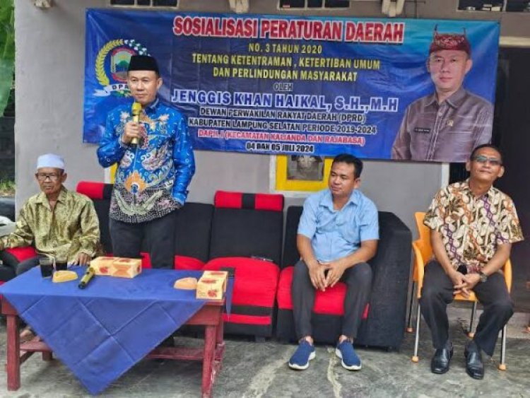 Jenggis Khan Haikal Ajak Masyarakat Jaga Ketertiban dan Keamanan