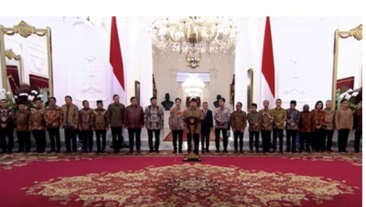 Ini Daftar Mentri Kabinet Merah Putih Presiden Prabowo Subianto 