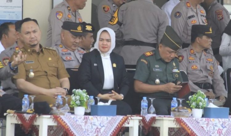 Ketua DPRD Lampung Selatan Erma Yusneli Hadiri Apel Gelar Pasukan Ops Zebra Krakatau 2024