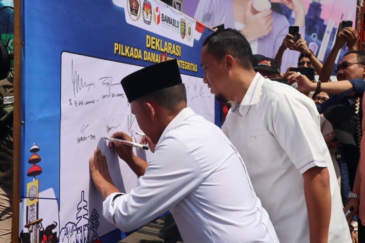 Apel Akbar PWI Lampung di Hadiri Ratusan Wartawan