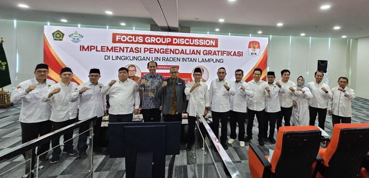 FGD Implementasi Pengendalian Gratifikasi, UIN Raden Intan Lampung Gandeng KPK