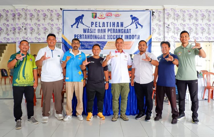 PHI Lampung Gelar Penataran Wasit dan Pelatih Hockey Indoor di Kota Metro