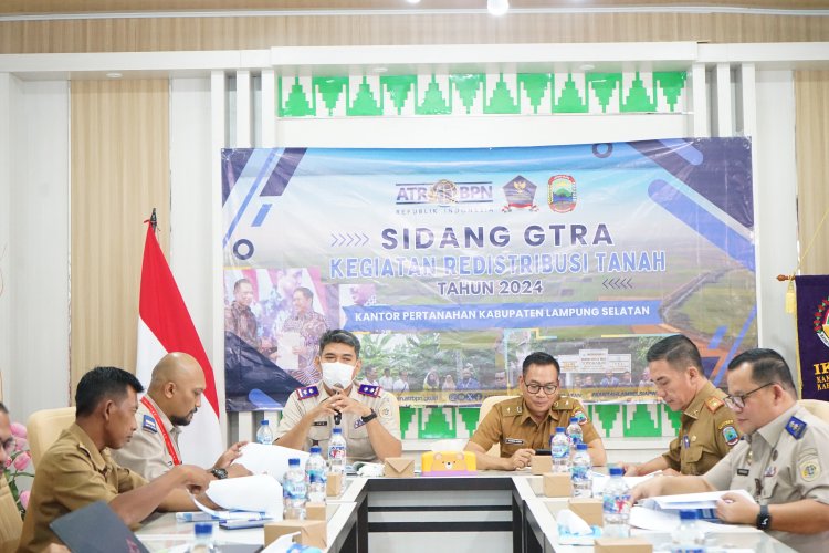 Kantor Pertanahan Lampung Selatan Gelar Sidang GTRA