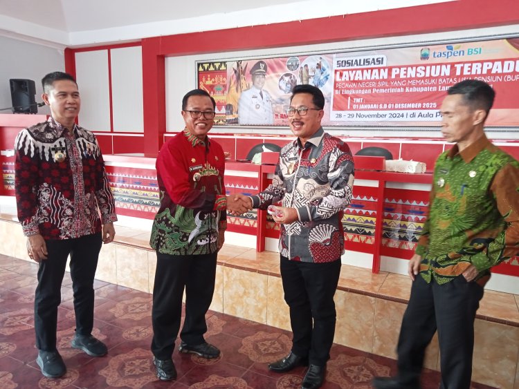 BKD Lampung Selatan Sosialisasi Layanan Pensiun Terpadu PNS Memasuki Batas Usia Pensiun