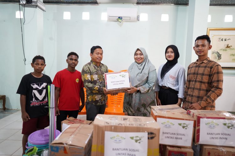 Hasil Sumbang Sampah, UIN RIL Lakukan Bakti Sosial Lintas Iman