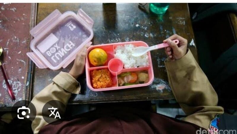 Poto ilustrasi Menu makan siang Gratis