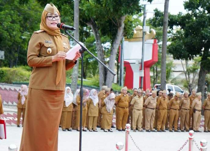 Pj Sekda Lampung Selatan Intji Indriati (Dok.Diskominfo Lamsel)