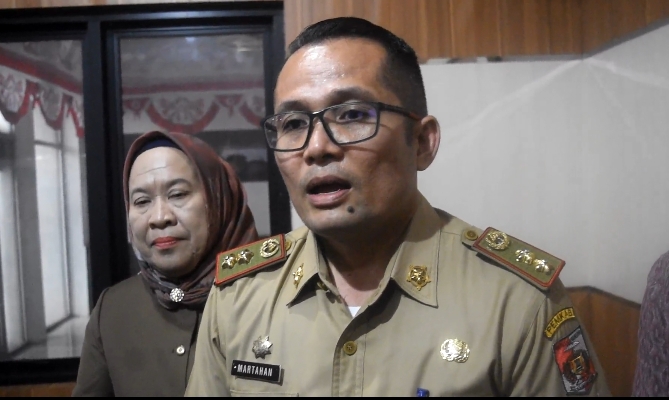 Kepala BKPSDM Lampung Utara, Martahan Samosir,