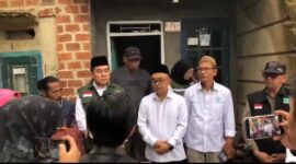 Ketua PWNU Lampung, Kiai Puji Raharjo memberikan keterangan kepada awak media ( ist).