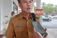 Kepala Bidang Perdagangan Disdagprin Lampung Selatan Firdaus. (Foto.Juwantoro)