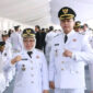 Pasangan Elfianah - Yugi Wicaksono resmi dilantik sebagai Bupati dan Wakil Bupati Mesuji periode 2025-2030 di Istana Negara, Jakarta, Kamis (20/2).