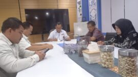 Unila dan Bapomi sambut kunjungan IPSI Lampung yang diwakili oleh Sekretarisnya, Riagus
 (dok Humas KONI).