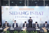 Konferensi pers sidang isbat 1446 H