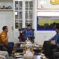 DPD IWO kota Metro saat audiensi dengan Walikota Metro Wahdi Siradjuddin, (dok Humas pemkot Metro).