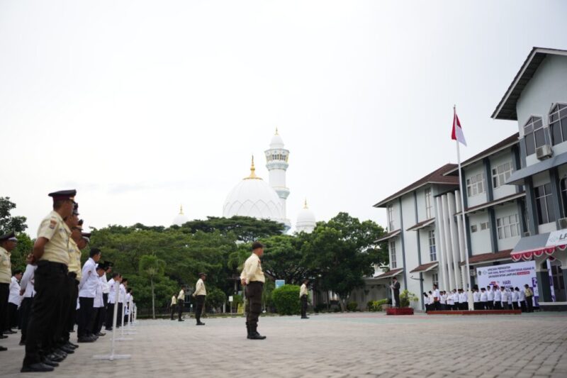 Pelaksanaan Upacara Peringatan HAB Kemenag ke-79 di UIN RIL