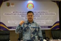 Ketua POBSI Lampung Taufan Aditya. 