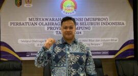 Ketua POBSI Lampung Taufan Aditya. 