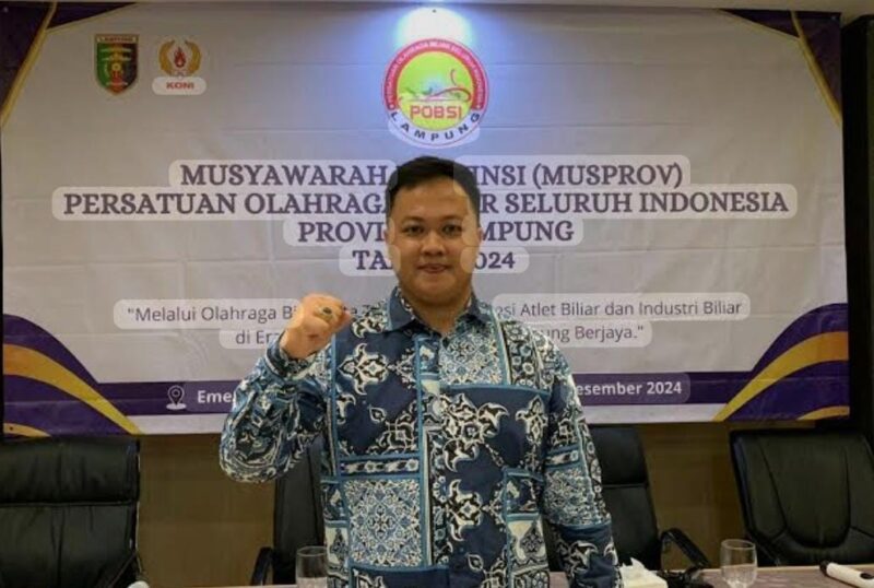 Ketua POBSI Lampung Taufan Aditya. 