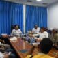 Plt Ketua KONI Lampung Budi Darmawan,  saat rapat bersama Ketua KONI daerah ( dok Humas KONI Lampung).