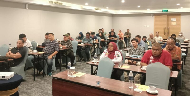 Poto: Sejumlah Ketua Cabor yang mendukung Zulhaidir menjadi Ketua KONI Lamsel ( ist).