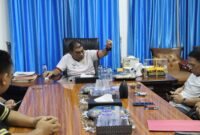 KONI Lamsel saat melakukan Audiensi dengan KONI Provinsi Lampung ( dok Humas KONI Lampung).