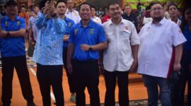 Tampak Gubernur lampung juga ikut hadir di acara Student Olympic 2025 yang di gelar Universitas Teknokrat Indonesia ( dok Humas KONI Lampung).