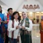 Ketua Dekranasda Provinsi Lampung, Purnama Wulan Sari Mirza, saat menerima kunjungan istimewa dari Women's International Club (WIC), ( poto: Diskominfo Prov Lampung).