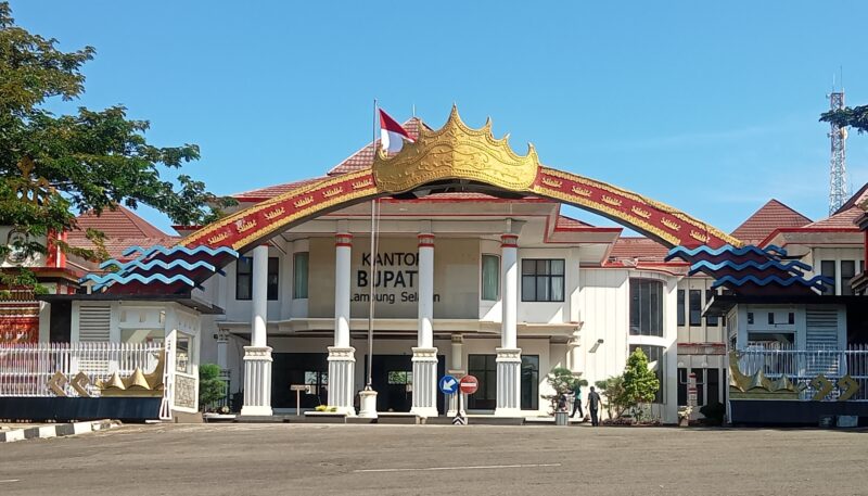Kantor Bupati Lampung Selatan. Foto.Juwantoro