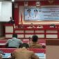 Bupati Lampung Selatan Radityo Egi Pratama membuka sosialisasi Permendagri No.73 tahun 2025 tentang, pengawasan pengelolaan Keuangan Desa. Foto.Juwantoro
