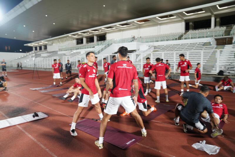 Poto: Timnas Indonesia saat sedang berlatih ( ist)