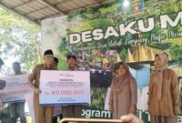 Poto: Gubernur Lampung saat Launching Desa Ku Maju Desa Wonomarto, Kecamatan Kotabumi Utara, Kabupaten Lampung Utara (ist) 