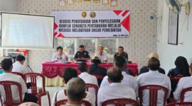 LPK Provinsi Lampung gelar diskusi pencegahan konflik sengketa tanah, Rabu, 25 Juni 2025, di Aula Kecamatan Jatiagung. Foto.Ist