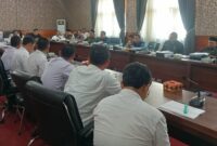 Badan Anggaran DPRD Lampung Selatan dan TAPD Lamsel Bahas Soal PPPk. foto. jJuwantoro)