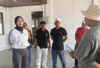 Wagub Lampung Bersama Kadispora Saat  Tinjau Progres Revitalisasi Stadion Sumpah Pemuda untuk Bhayangkara FC (ist).