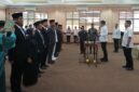 Bupati Lampung Selatan Radityo Egi Pratama lantik 10 pejabat di Lingkup Pemkab Lamsel, Rabu, 2 Juli 2025. (Foto.Juwantoro)